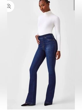 SPANX Flare Jeans Size Large 20327R